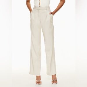 Aritzia The Effortless Pant Ivory Trousers